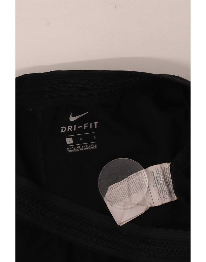 Мужские спортивные шорты Nike Dri Fit, большие черные, полиэстер