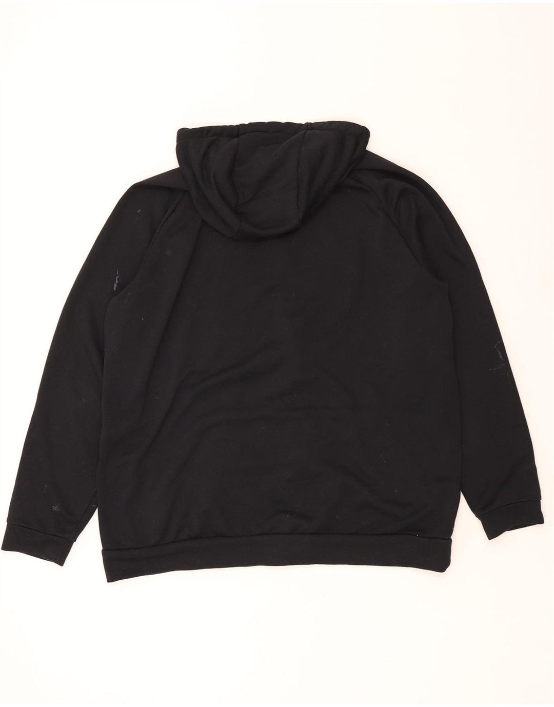 NIKE Mens Dri Fit Zip Hoodie Sweater XL Black Polyester