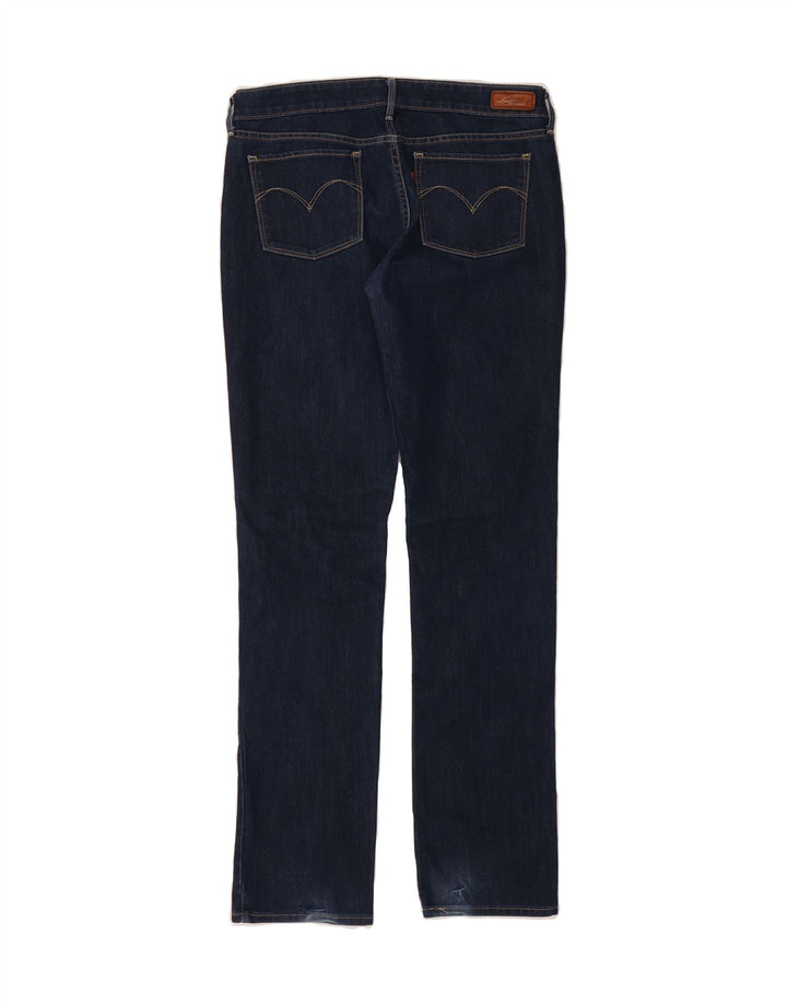 LEVI'S Womens Slightly Curvy Classic Fit Slim Jeans  W30 L33 Navy Blue Vintage Levi's and Second-Hand Levi's from Messina Hembry 