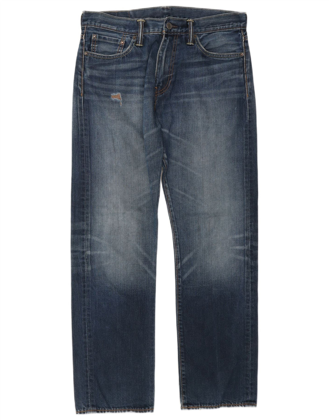 Мужские прямые джинсы Levi's 504 W32 L32 синие, хлопок