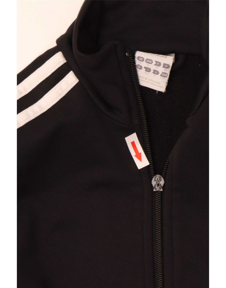Женский спортивный костюм Adidas UK 10, маленький, черный, полиэстер