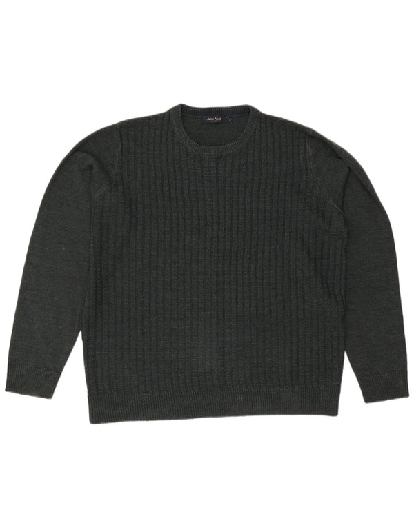 Мужской свитер JAMES PRINGLE с круглым вырезом, большой зеленый акрил