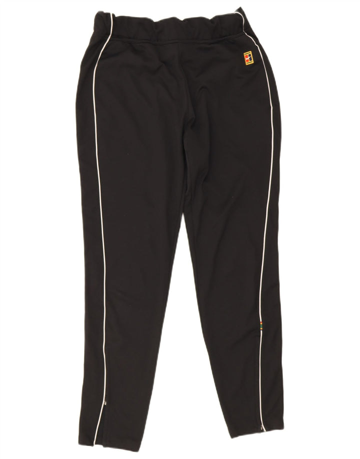 Женские спортивные брюки Nike Dri Fit UK 12, средние, черные в полоску