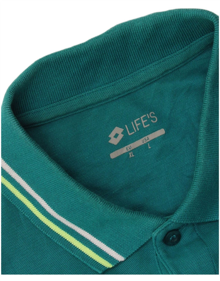 Мужская рубашка поло Lotto, большая зеленая