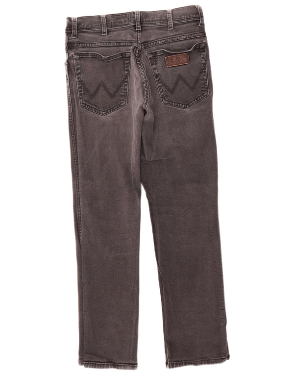 Мужские прямые джинсы Wrangler Texas Stretch W32 L30, серый хлопок
