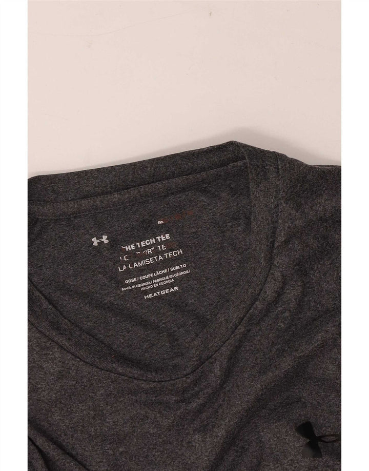 Мужская футболка Under Armour Heat Gear Top среднего серого цвета