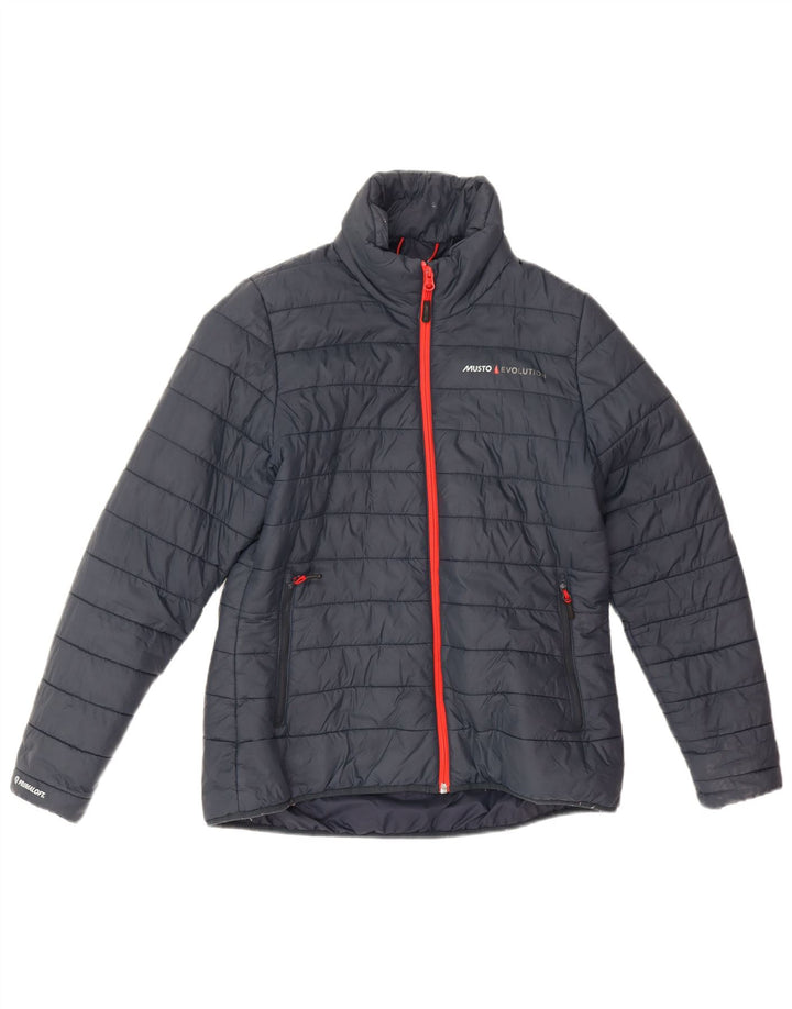 Женская стеганая куртка Musto UK 14, большая, темно-синяя, полиамид