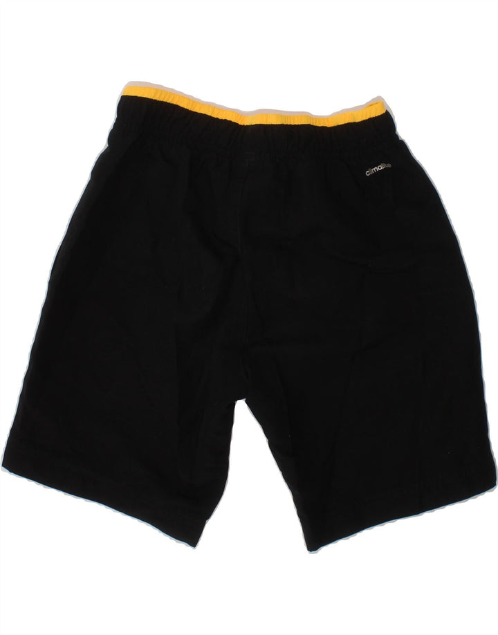 ADIDAS Boys Sport Shorts 7-8 Years Black Polyester Vintage Adidas and Second-Hand Adidas from Messina Hembry 