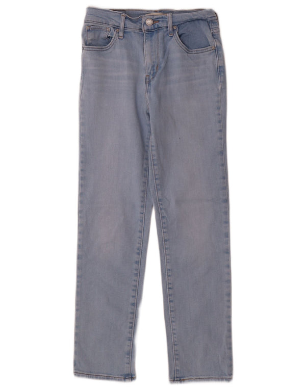 Женские прямые джинсы Levi's W25 L26 синие, хлопок