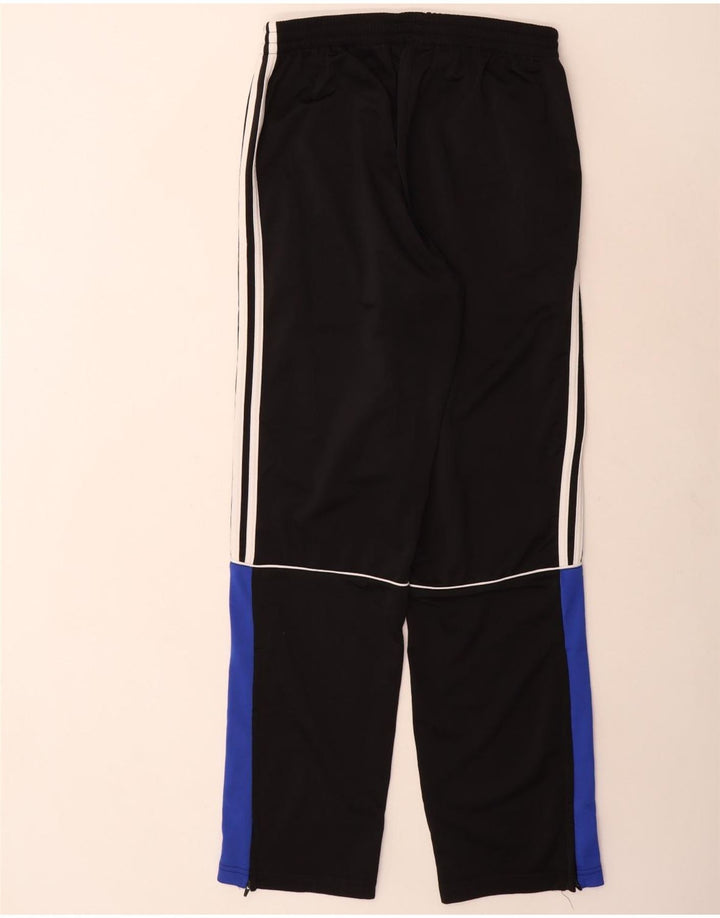 Мужские спортивные брюки Adidas UK 38/40, средний черный, полиэстер с цветными блоками