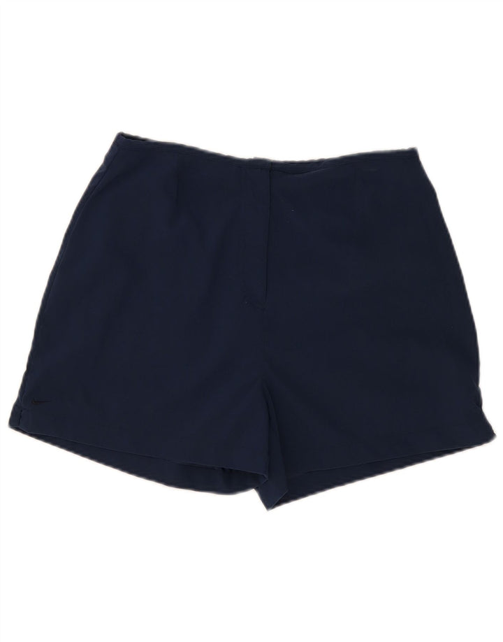Женские шорты Nike UK 12 Medium W28 Темно-синий нейлон