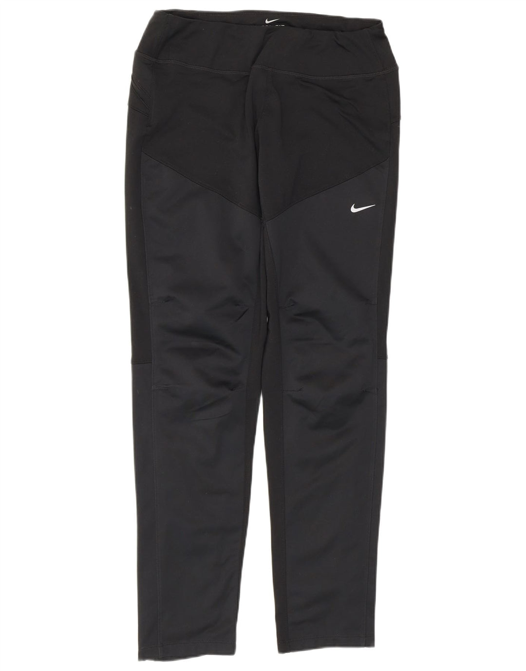 Женские леггинсы Nike Dri Fit UK 10, маленькие черные полиэстер
