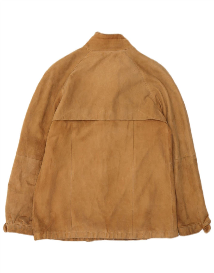 Винтажная женская замшевая куртка IT 44 Medium Beige