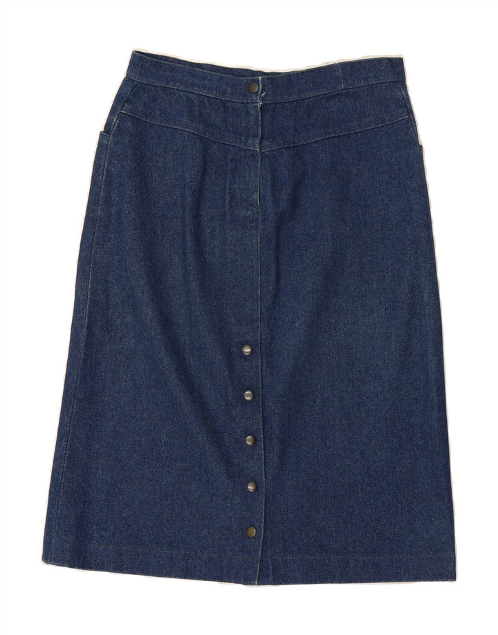 VINTAGE Womens Denim Skirt W28 Medium  Blue Vintage Vintage and Second-Hand Vintage from Messina Hembry 