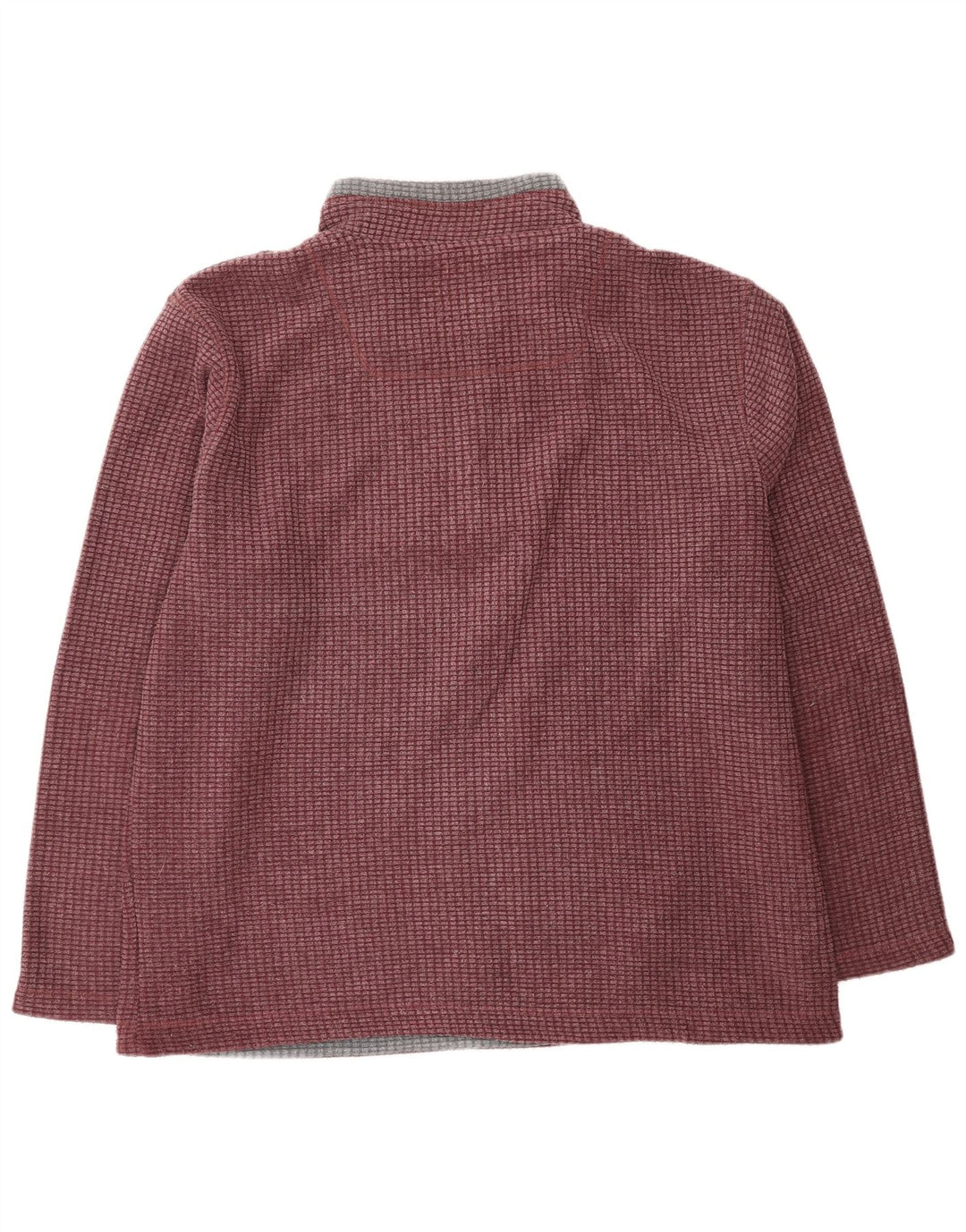 Мужской свитшот с воротником на молнии Weird Fish, 2XL, бордовый полиэстер