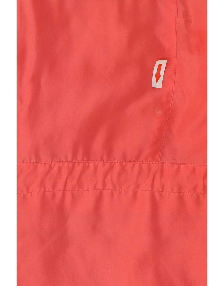 Винтажная женская ветровка, Великобритания, 18 XL, розовая шелковая