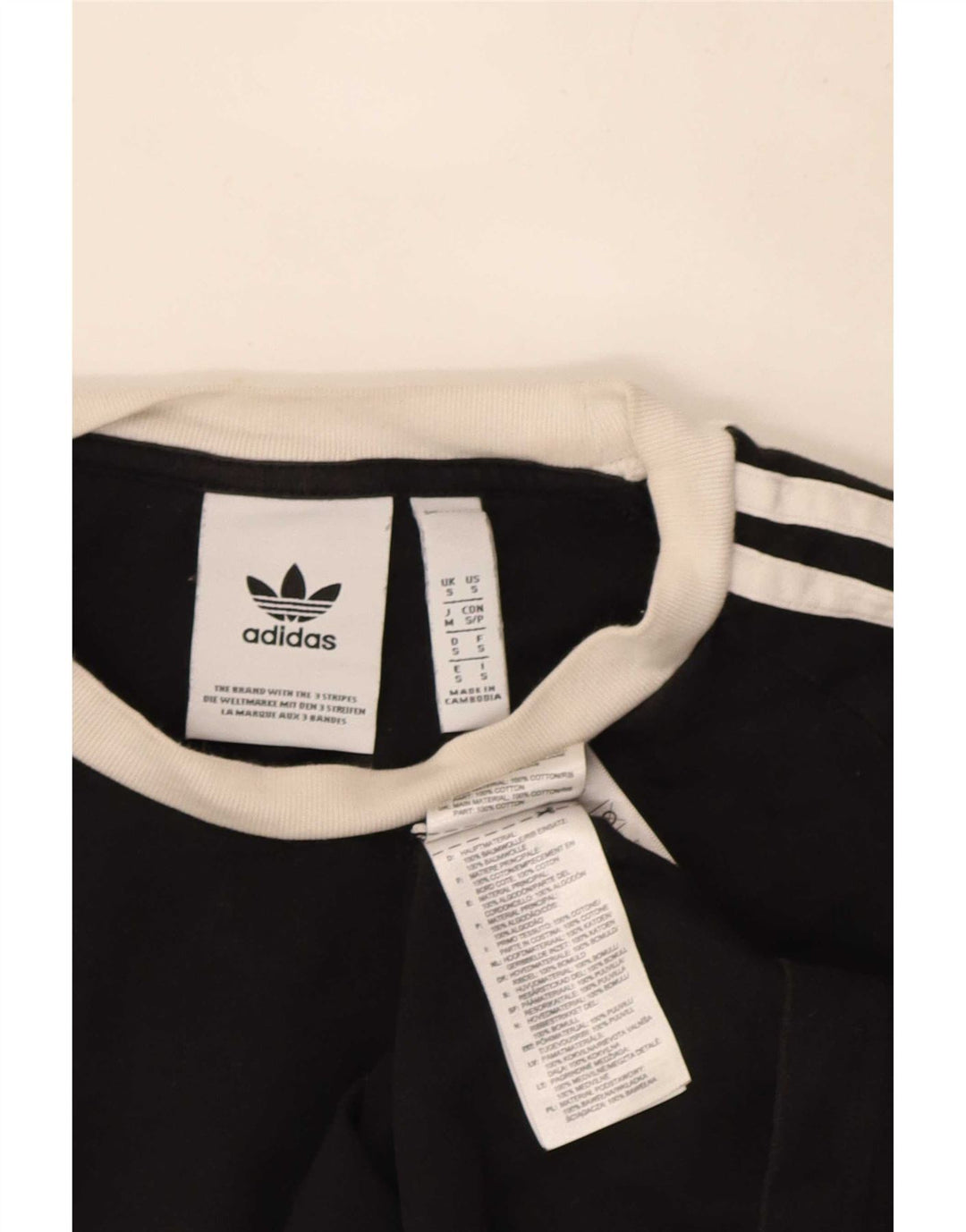 Adidas Мужская футболка Top Small Black Cotton