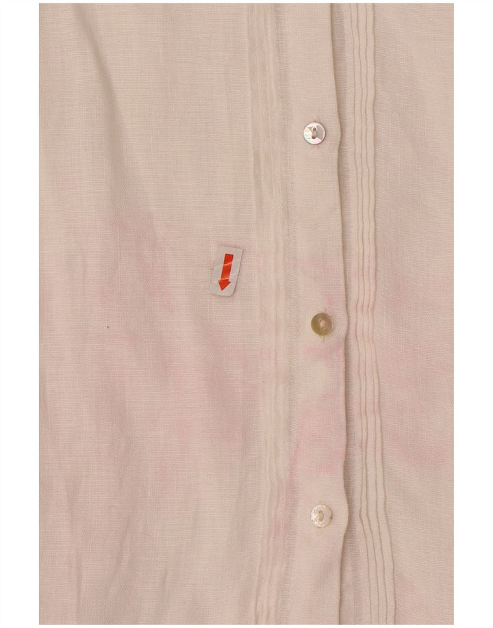 Женская блузка-рубашка Zara UK 18 XL, белая