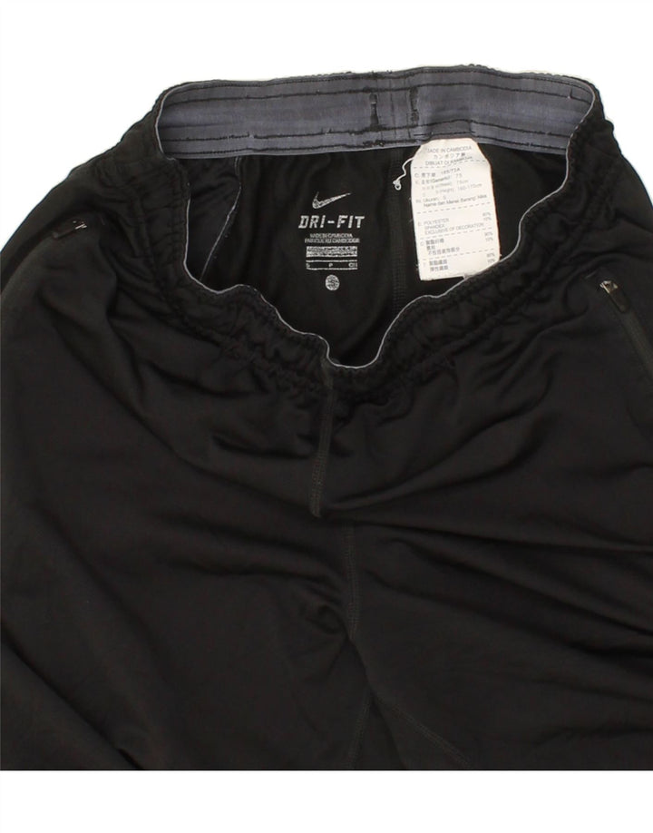 NIKE Womens Dri Fit Tracksuit Trousers UK 10 Small  Black Vintage Nike and Second-Hand Nike from Messina Hembry 