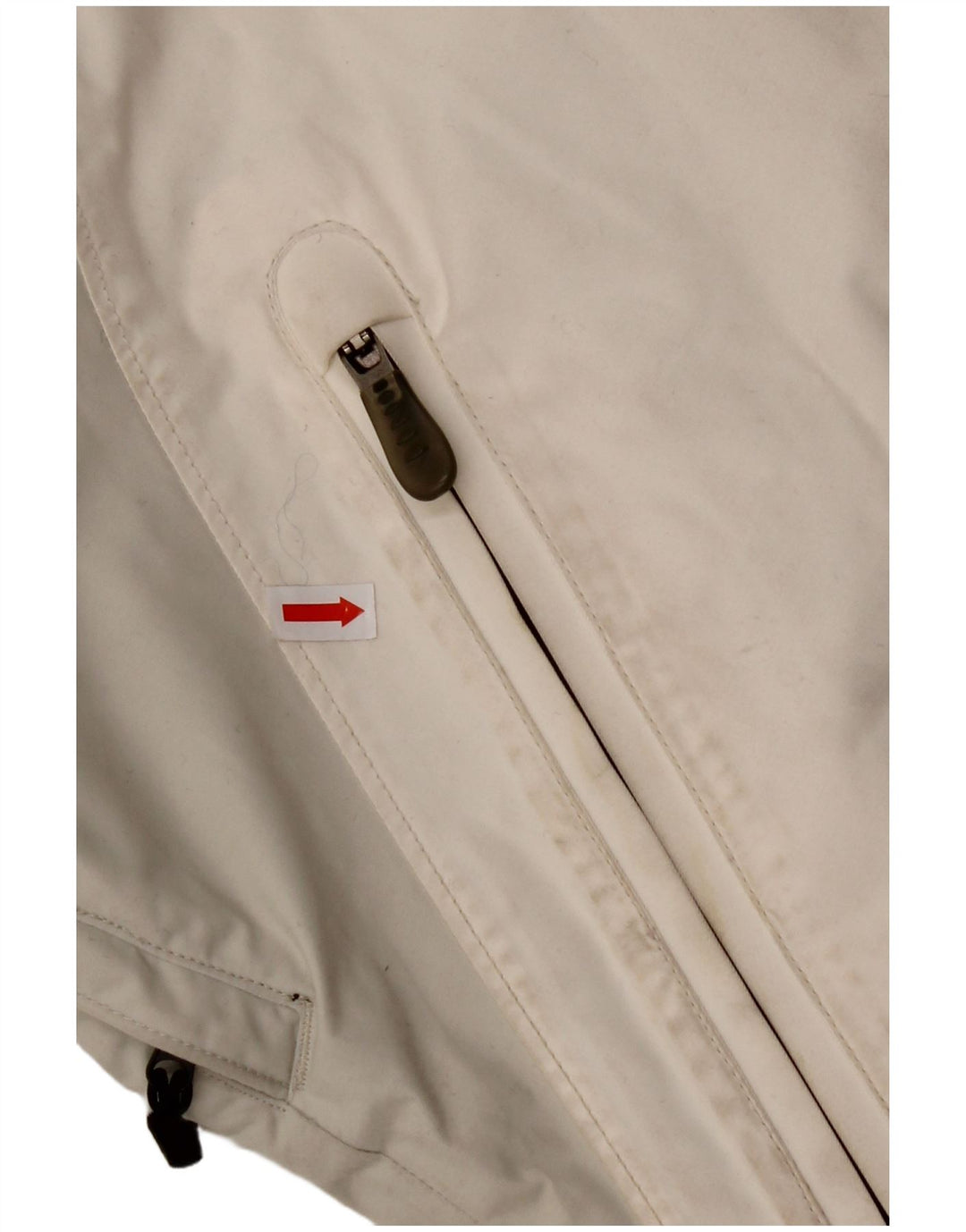 Женская титановая ветровка COLUMBIA UK 16, большая белая с цветными блоками