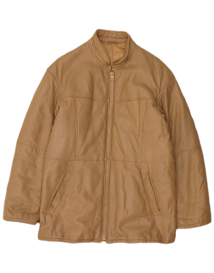 Куртка мужская кожаная VINTAGE IT 48 Medium Brown