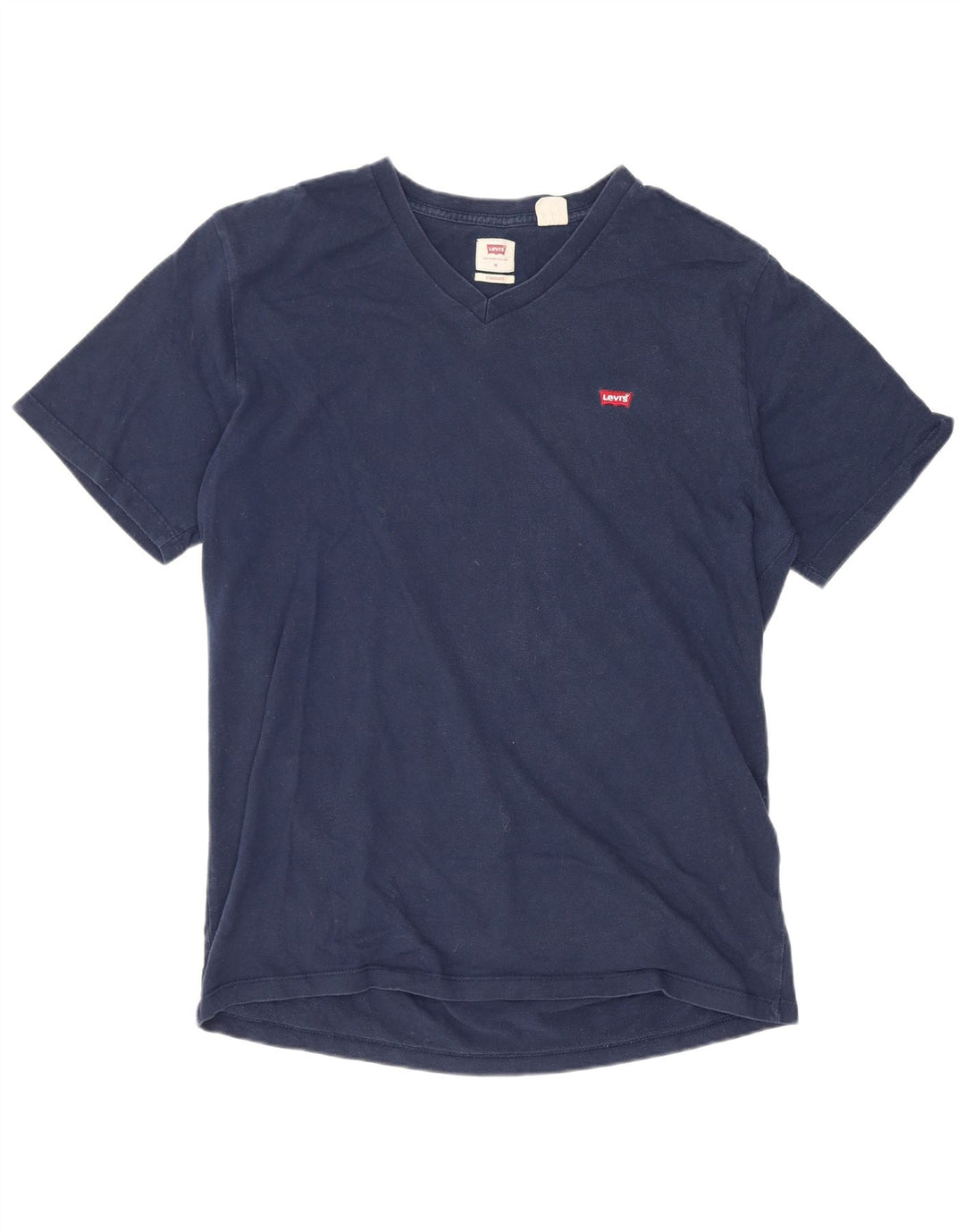 Мужская футболка Levi's Standard Top среднего размера, темно-синяя, хлопковая