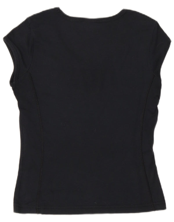 Женская футболка Champion Top UK 14, темно-синяя, большая