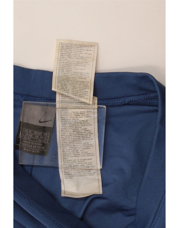 Женские спортивные брюки NIKE UK 10/12, средний синий полиэстер с цветными блоками