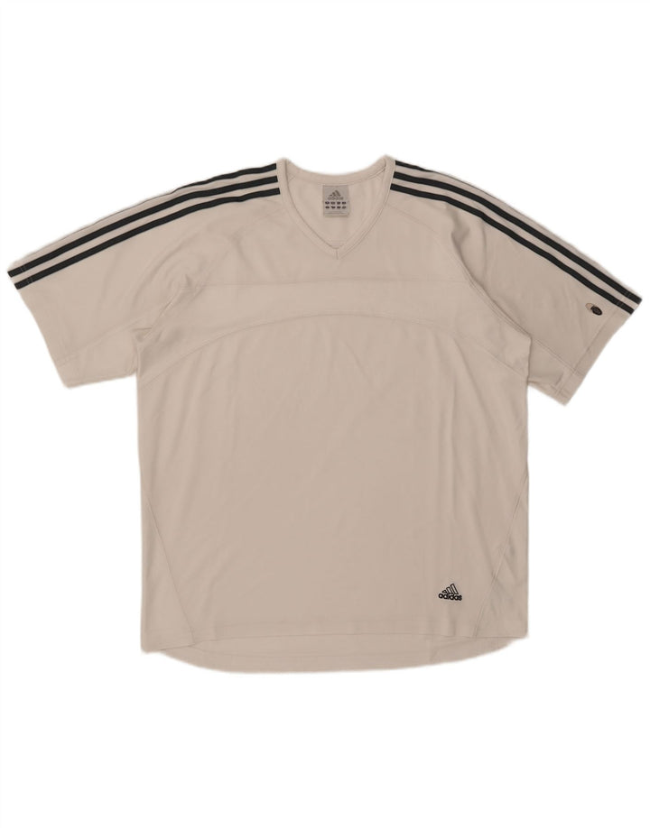 Мужская футболка Adidas Climacool Top XL Белый Полиэстер