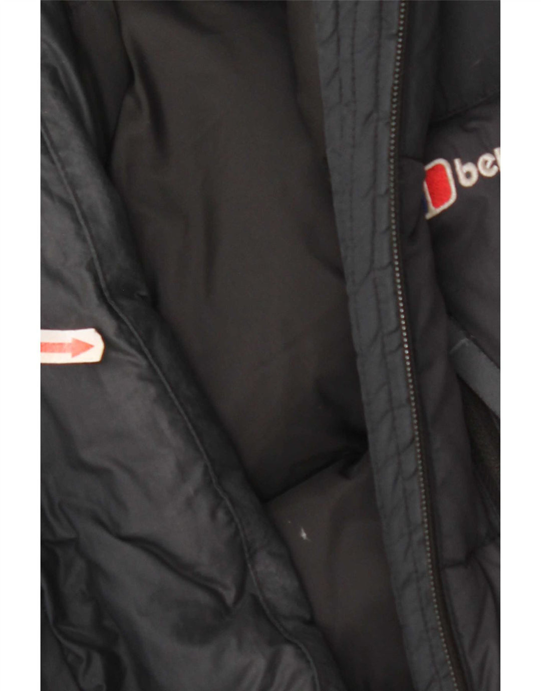 Мужской утепленный жилет Berghaus UK 38, средний черный полиэстер