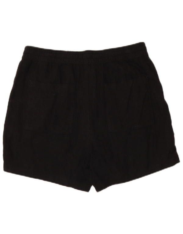Женские шорты чинос Marks & Spencer UK 14, большие, W34, черные льняные