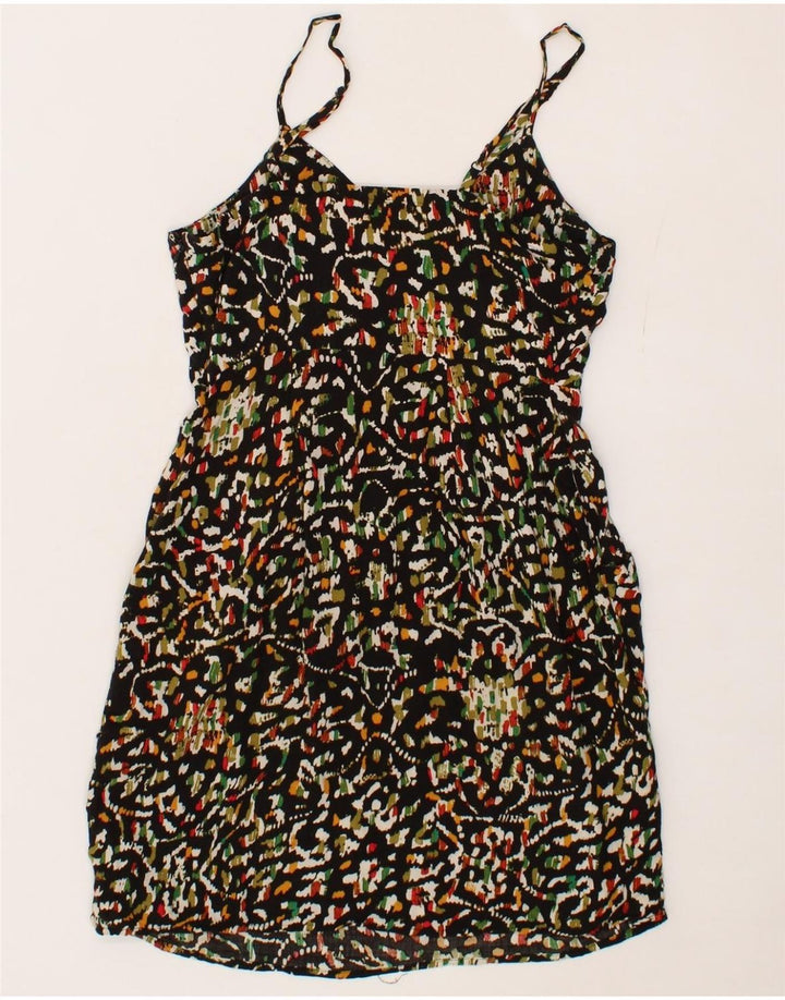 MOSSIMO Womens Abstract Pattern Slip Dress UK 10 Small Multicoloured Vintage Mossimo and Second-Hand Mossimo from Messina Hembry 