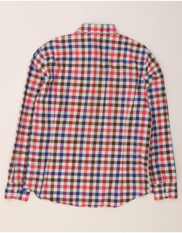Мужская рубашка Massimo Dutti XL в разноцветную клетку