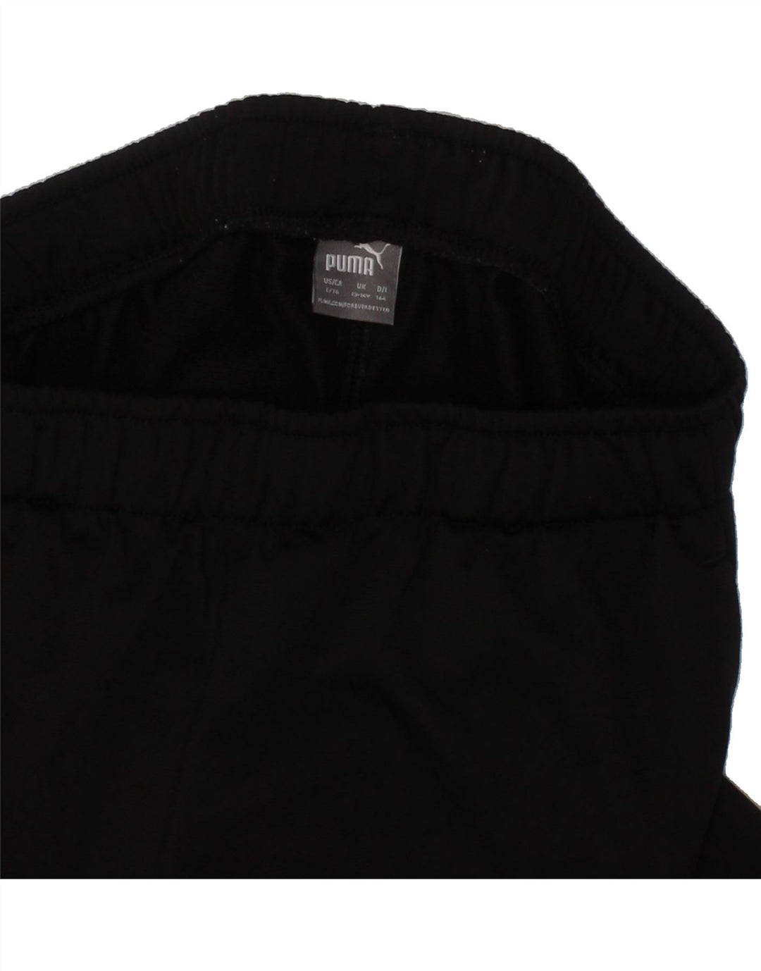 PUMA Boys Tracksuit Trousers 13-14 Years  XL Black Polyester Vintage Puma and Second-Hand Puma from Messina Hembry 