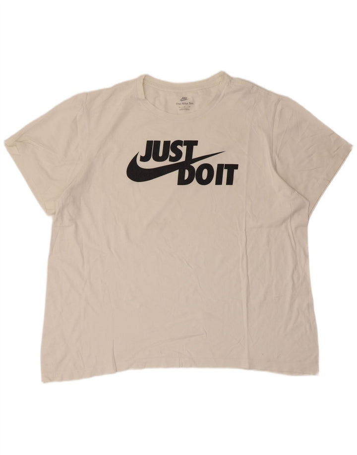 Мужская футболка с рисунком Nike Top XL, белая