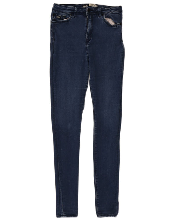 Женские джинсы скинни Superdry Sophia W30 L32, темно-синий, хлопок