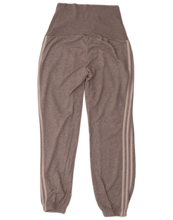 Женские спортивные брюки Adidas Joggers UK 8/10, маленький серый хлопок с крапинками