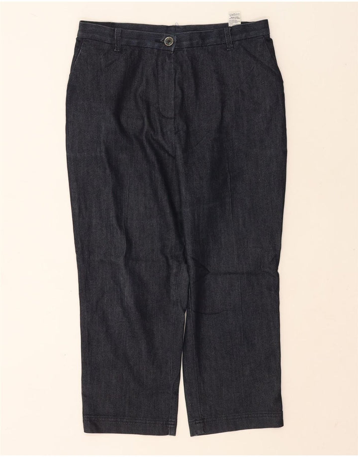 Женские капри Marks & Spencer UK 12 Medium W30 L22 Темно-синие