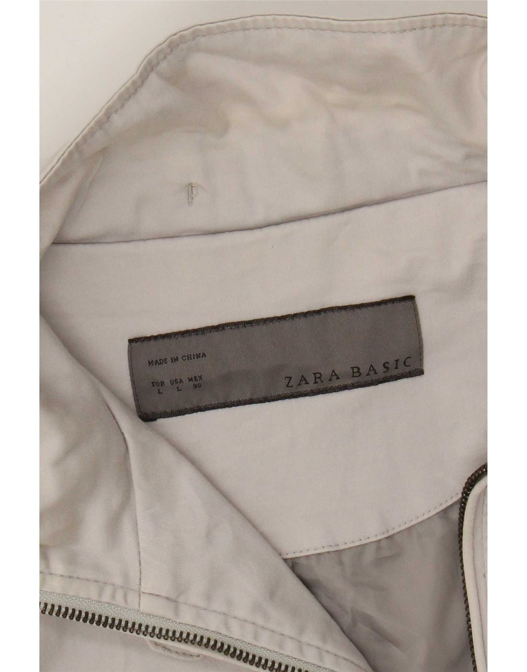 Женская куртка Zara UK 14, большая, бежевая