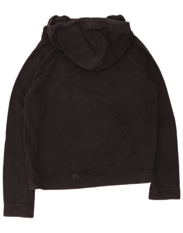 Женский джемпер с капюшоном Hurley Oversized с рисунком UK 6 XS, черный хлопок