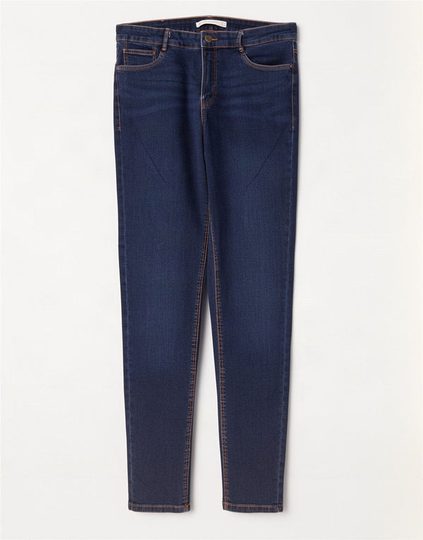 Женские джинсы скинни Zara Trafaluc EU 42, большие W32 L28, синие, хлопок