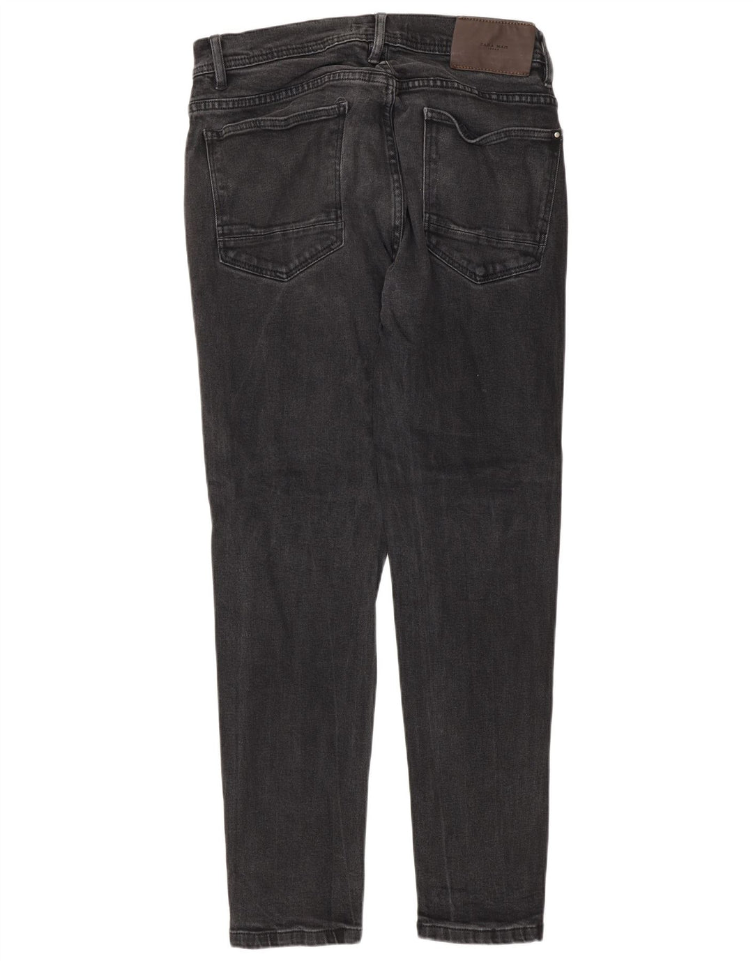 Мужские узкие джинсы Zara EU 44, большие W34 L30, серые, хлопок