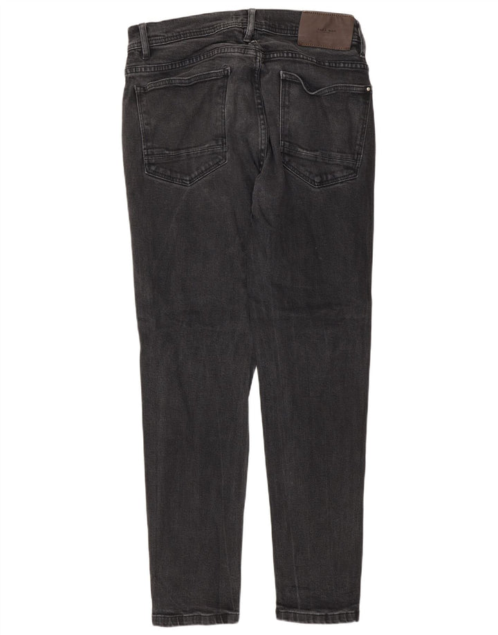 Мужские узкие джинсы Zara EU 44, большие W34 L30, серые, хлопок