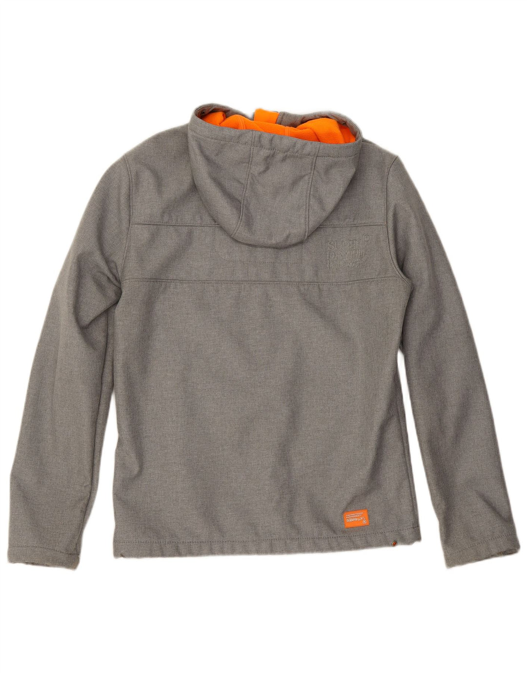 Мужская ветровка с рисунком Superdry Windtrekker UK 38, средний серый цвет