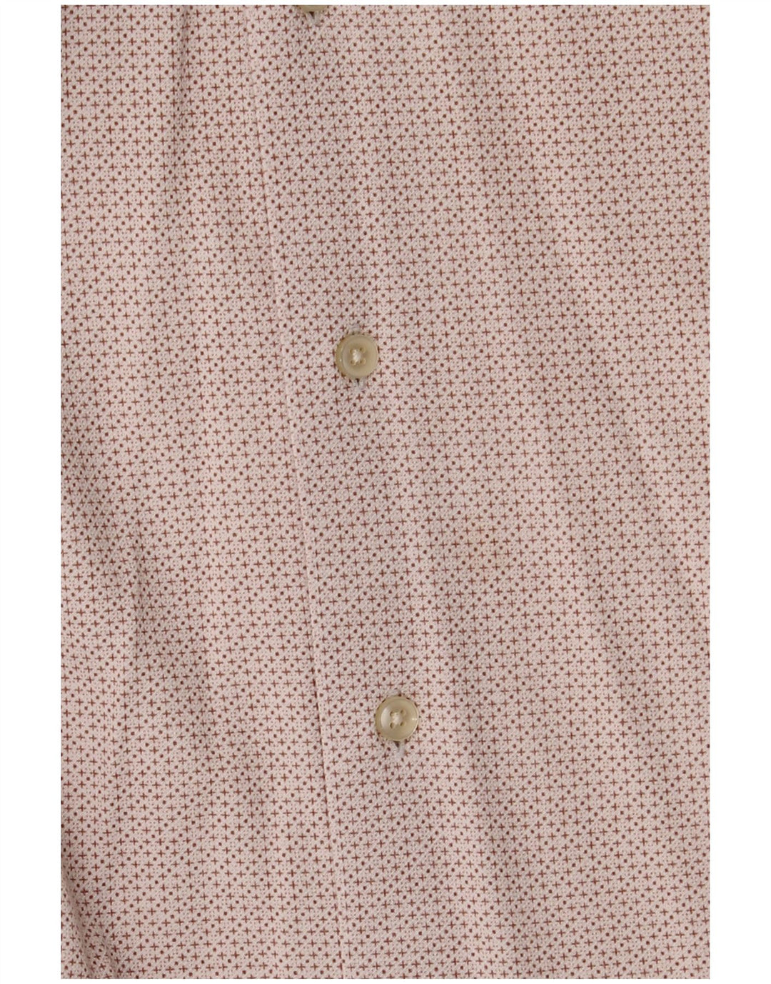 Tommy Hilfiger Мужская рубашка стандартного кроя среднего размера из хлопка с белым геометрическим узором