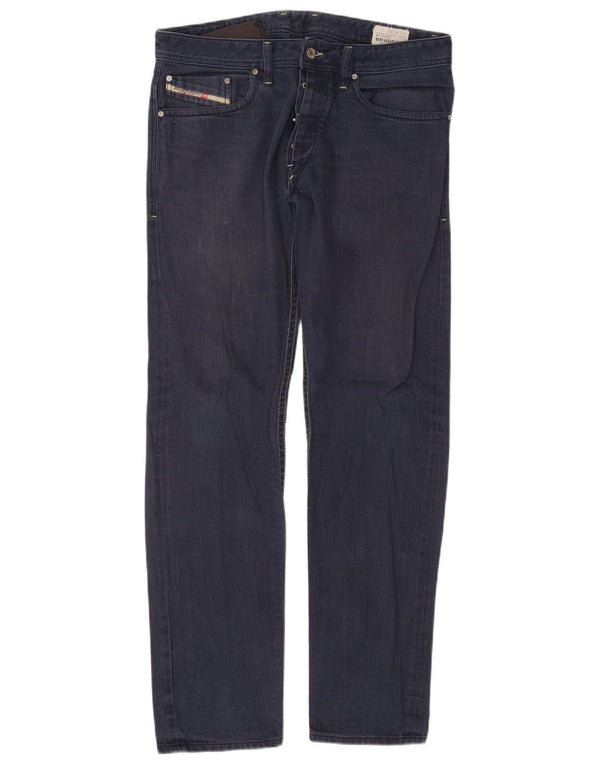 Мужские зауженные джинсы Diesel Braddom Regular Carrot W32 L33, темно-синий, хлопок