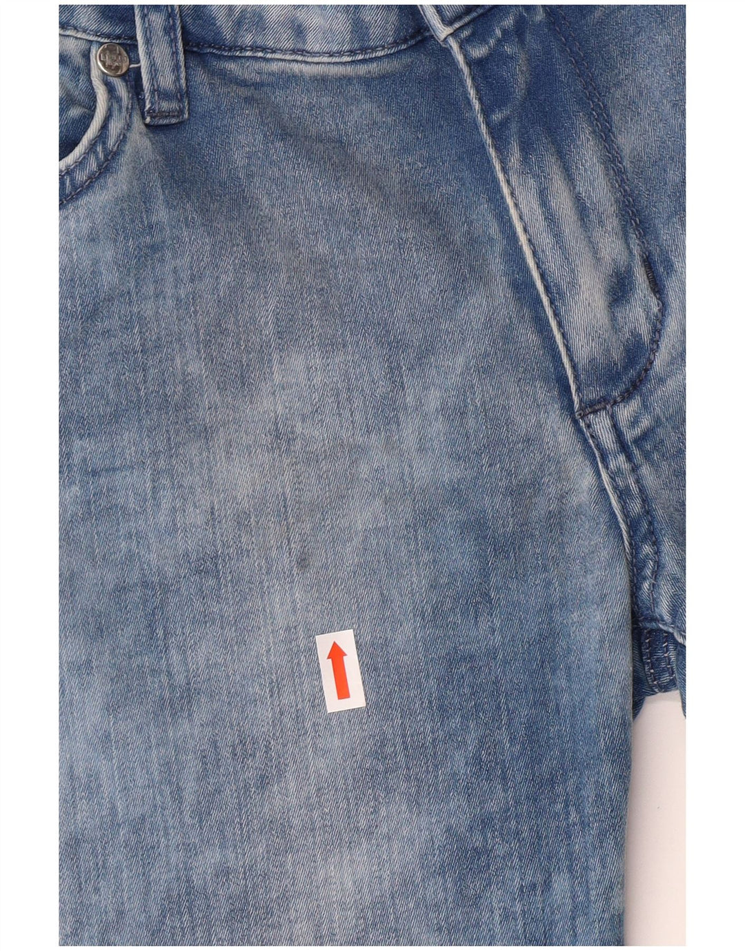 Женские узкие джинсы Liu Jo кислотной стирки W30 L25, синие, хлопок