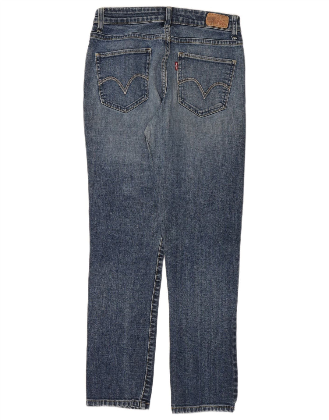 Женские узкие джинсы Levi's со средней посадкой США 8, средние W28 L28, синие, хлопок
