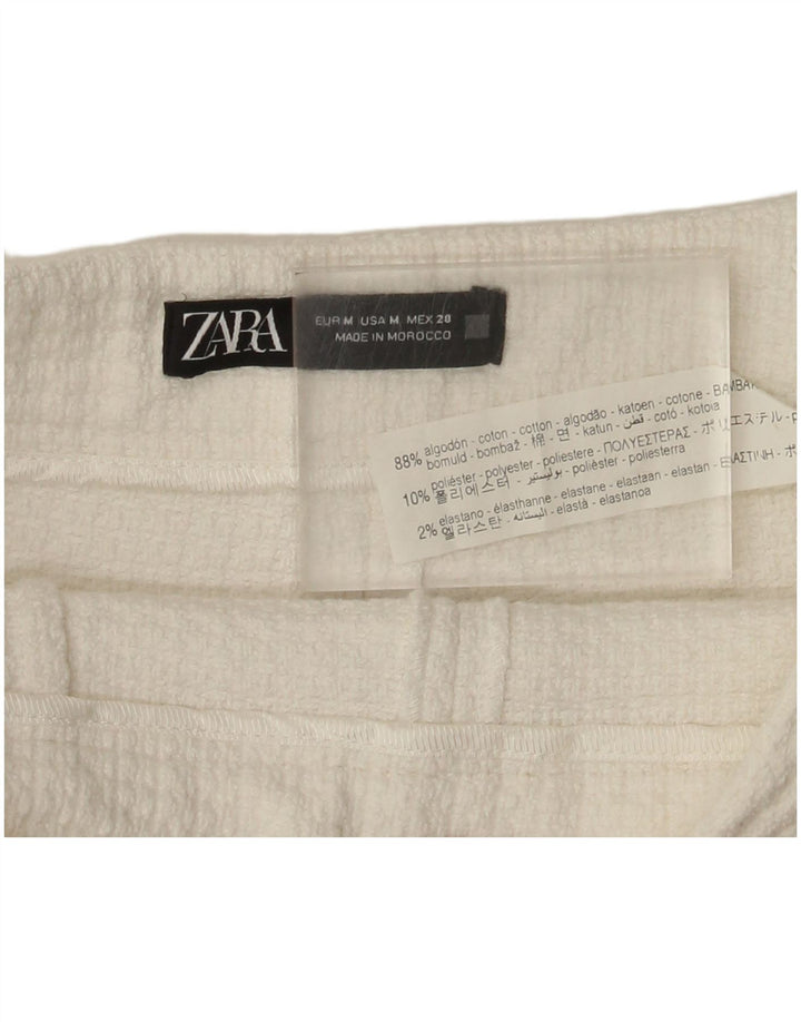 Женские повседневные шорты Zara Medium W28, белый хлопок
