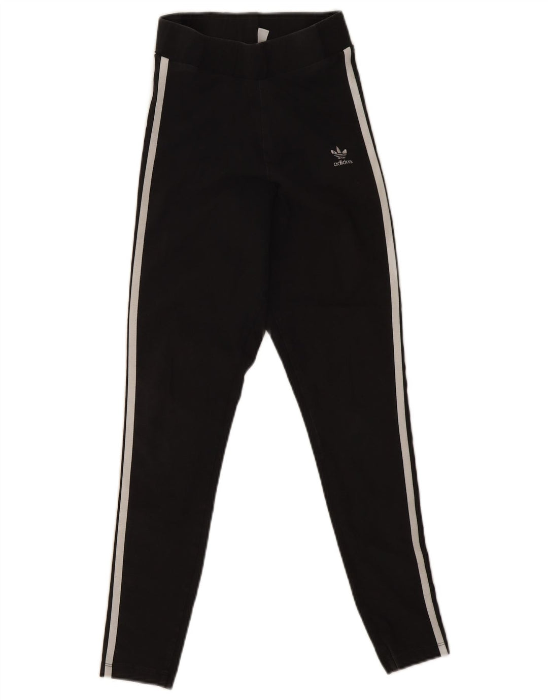 Женские леггинсы Adidas UK 8, маленькие черные хлопковые